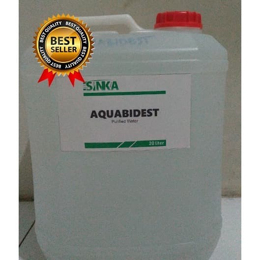 aquabidest 20 ltr