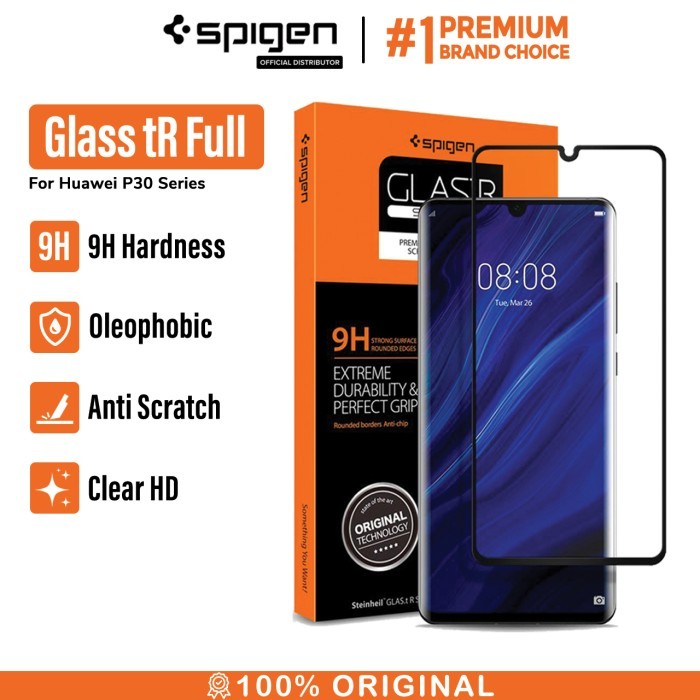 TEMPERED GLASS P30 PRO / P30 LITE / P30 SPIGEN GLAS TR FULL COVER HD