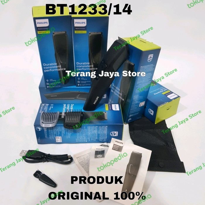 Beard Trimmer Philips Bt1214/15 Pencukur Kumis Philips Bt1214/15 Ori