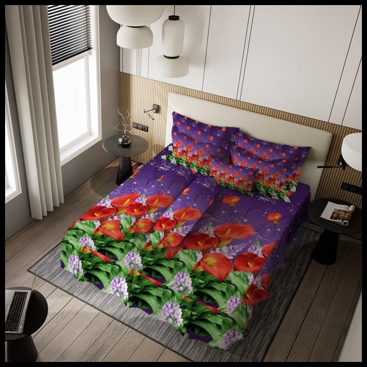 Sprei Nyenyak Set Sprei & Bed Cover Soleil - King Rumbai