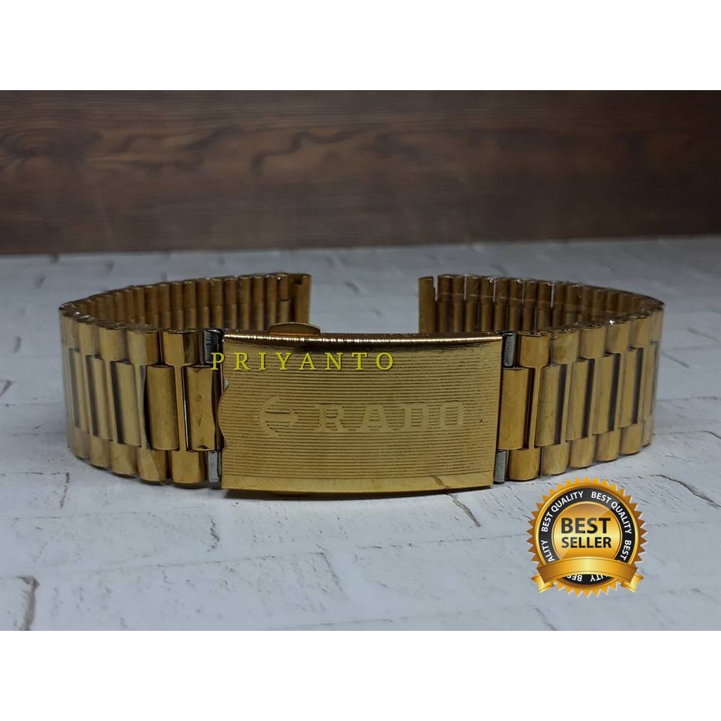 Tali Jam Tangan Rantai Baja Anti Karat Premium Rado DIASTAR GOLD |sLZfbtb4|