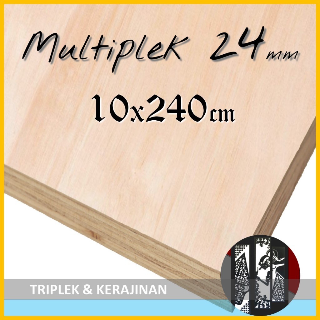 Triplek 24mm 10x240 cm Multiplek MDF Melamin Blokmin Blokboard 24 mm 240x10 | 10 x 240 | 240 x 10 cm