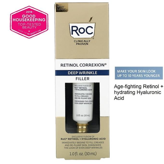 RoC Retinol Correxion Deep Wrinkle Facial Filler with Hyaluronic Acid _ Original