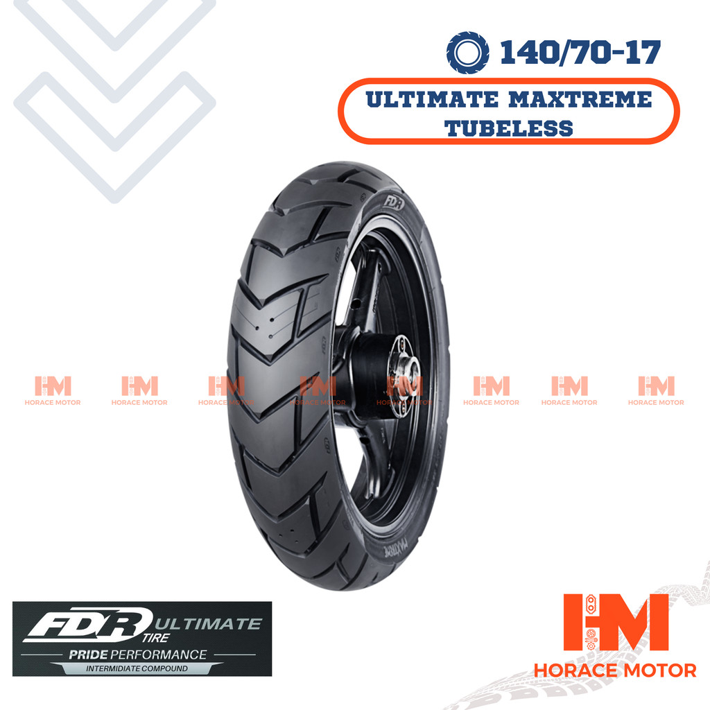 [HRC]FDR Ultimate MAXTREME 140/70-17 Ring 17 140/70 Ban Motor Tubeless Tubles