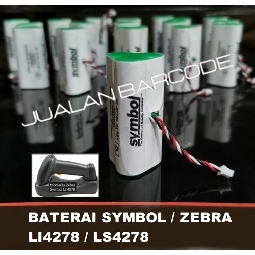 SYMBOL LI4278 LI 4278 LS4278 LS 4278 BATERAI ORIGINAL ZEBRA