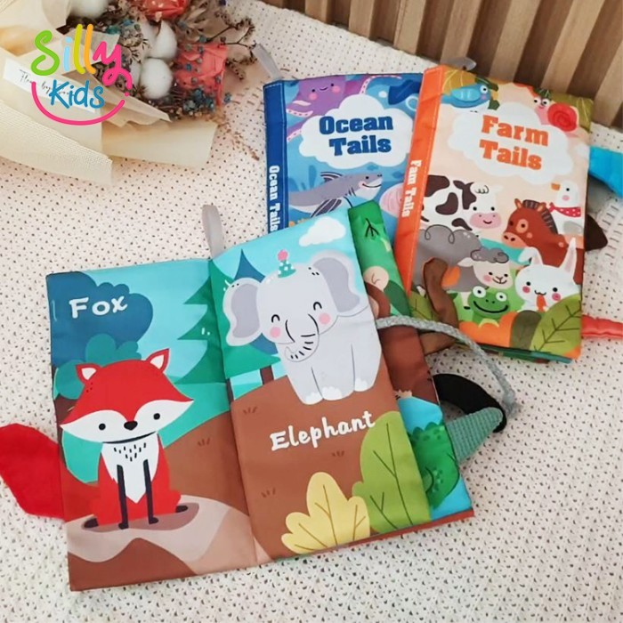 

Bana Buku Bantal Bayi Bahasa Inggris Baby Soft Cloth Book Edukasi Anak