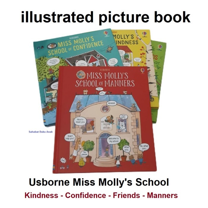 

Bana Usborne Miss Molly School Buku Bahasa Inggris Karakter Baik Anak