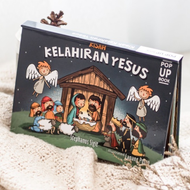 

Bana Buku Cerita Anak Aktivitas Pop Up Kelahiran Yesus Sekolah