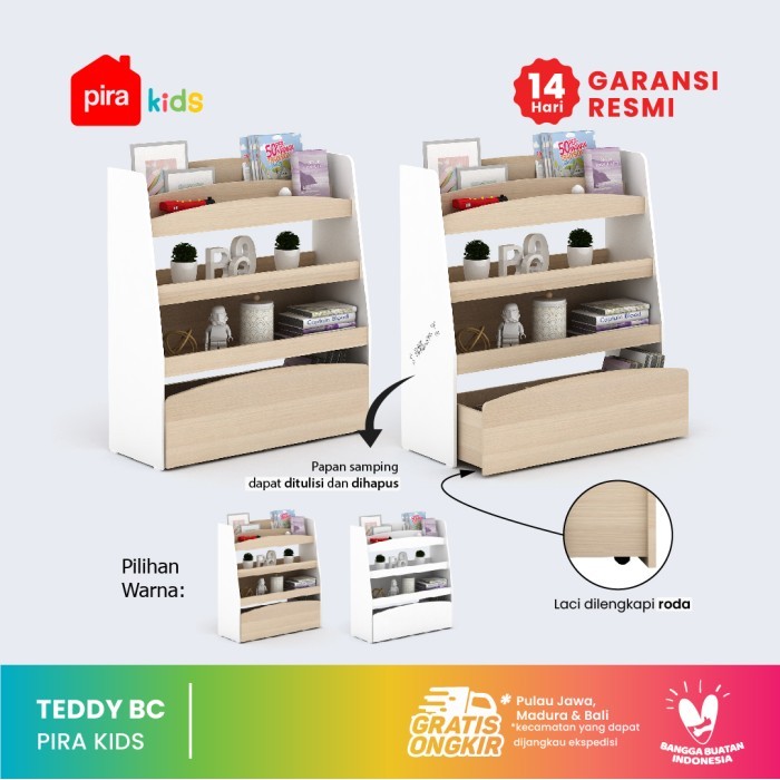 

Bana Pira Kids - Teddy Bc Rak Buku Anak / Rak Buku Montessori