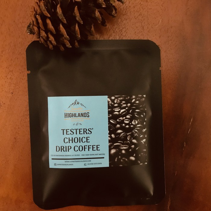 

Testers' Choice Drip Edition (Pack Of 5) Kopi Bubuk Arabica Drip