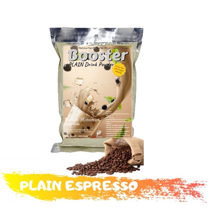 

Plain Bubuk Minuman Espresso 1Kg - Bubuk Minuman Espresso Tanpa Gula