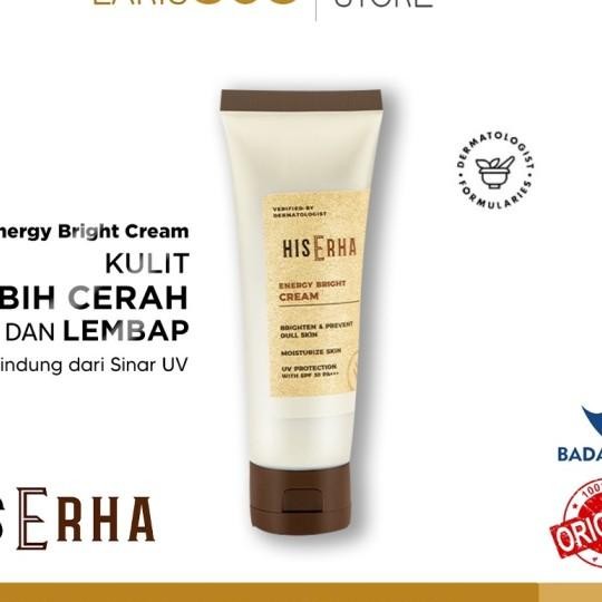 His Erha Energy Bright Cream - Pelembab Wajah Pria Mencerahkan