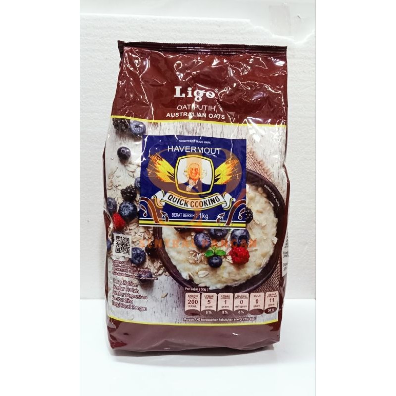 

LIGO HAVERMOUT WHITE OATS 1000 GRAM DAN 500 GRAM