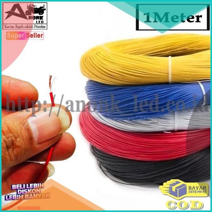 Kabel Serabut Kecil 1mm 1x20 / Kabel Tunggal Serabut 1x20 (PERMETER) 8