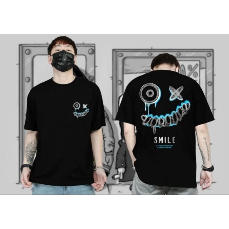 Viral Smile Rainbow Kaos Fake Smile Kaos Showtime Smile Kaos Distro Kaos Sevenkey Kaos Kasual Kaos S