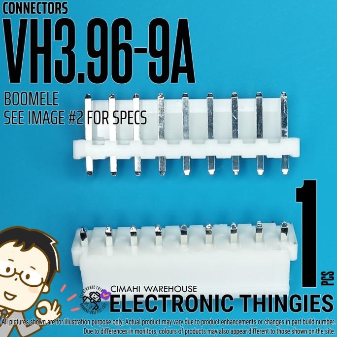 Diskon (5) VH3.96-9A BOOMELE KONEKTOR VH3.96 HEADER 9P 9 PIN MALE 3.96 thingie43 Juara