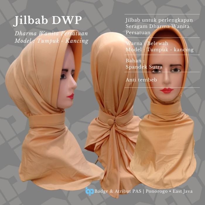 TERBATAS Jilbab Kerudung Dharma Wanita Persatuan DWP