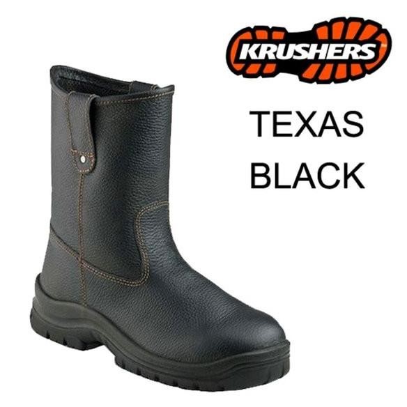 SEPATU SAFETY KRUSHERS TEXAS BROWN / SAFETY SHOES KRUSHERS TEXAS