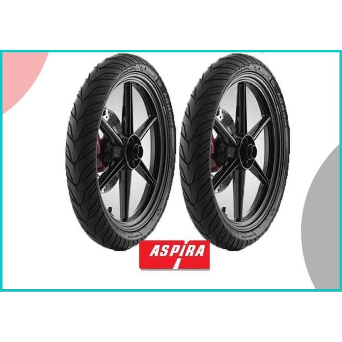 BAN SEPASANG MEGA PRO VIXION VERZA 80/90 90/90 17 TUBETYPE MERK ASPIRA