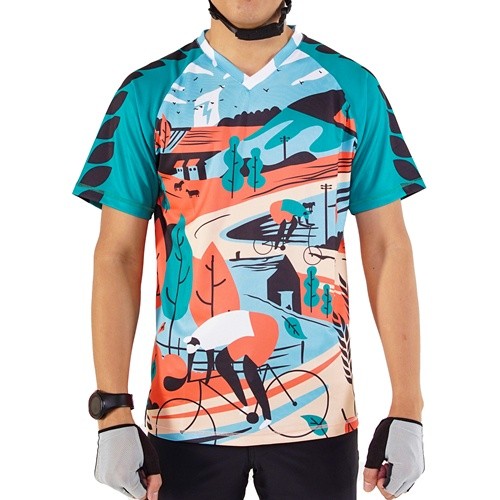 RB Jerjhon Jersey Olahraga Sepeda Gowes Unisex - Sios