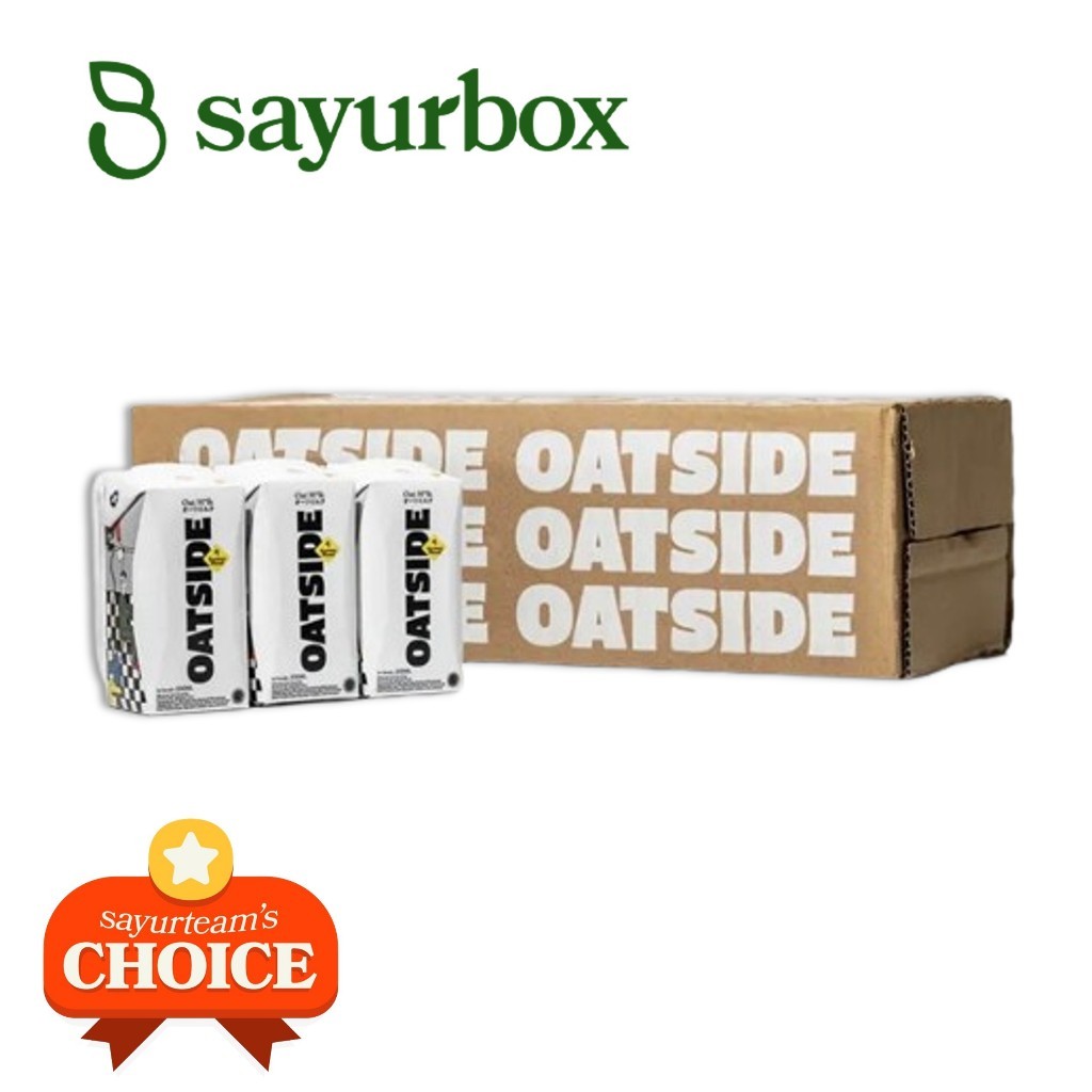 

Kemasan Dus - Oatside Oat Milk Barista Blend Straw isi 12 pcs 1 Kardus 200 ml