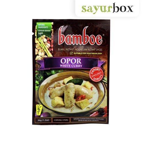 

Bamboe Bumbu Opor Ayam 36 gram Sayurbox