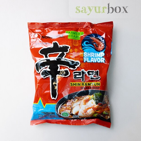 

Nongshim Shin Ramyun Shrimp 120 gram Sayurbox