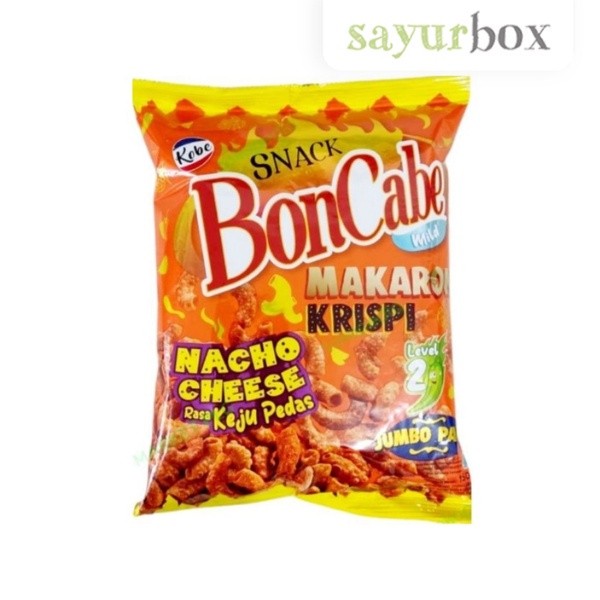 

BonCabe Makaroni Krispi Keju Pedas Level 2 135-150gr Sayurbox