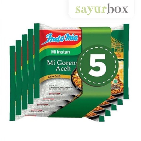 

Bundling Indomie Goreng Aceh 5 pcs Sayurbox