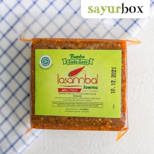 

Bumbu Gado Gado Lasambal Pedas 190 gram Sayurbox