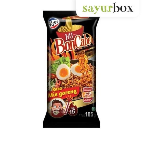 

Kobe Mi BonCabe Level 15 Rasa Mie Goreng 105 gram Sayurbox