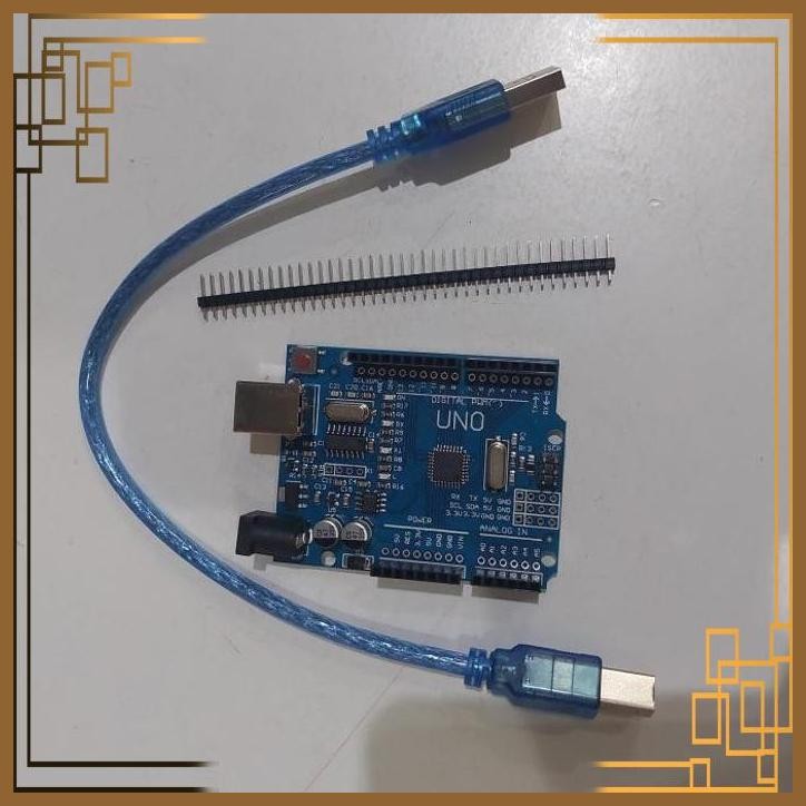 [AAI] ARDUINO UNO R3 SMD ATMEGA328P CH340 CH340G COMPATIBLE BOARD / KABEL MEGA USB A - B