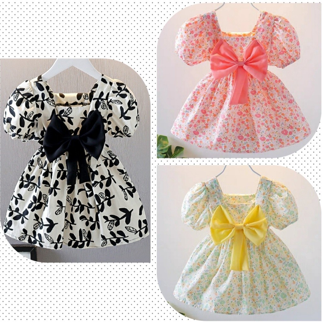 Dres Anak Gaun Ank2 Cewek Terbaru2024 Dress Pesta Umur 2-10 Tahun Fashion Wanita Ultah Kekinian Kado