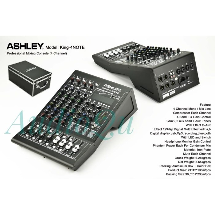 MIXER ASHLEY KING4NOTE MIXER KING 4NOTE KING 4 NOTE ORIGINAL ASHLEY