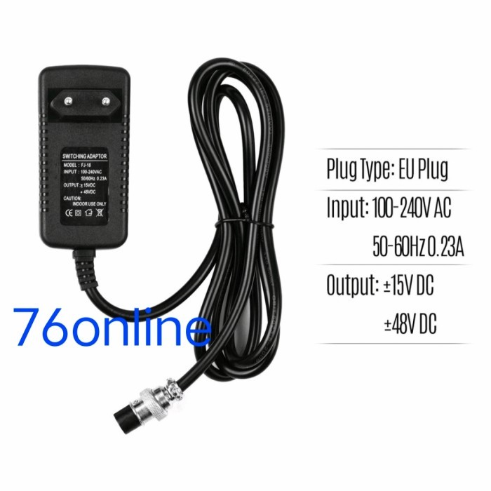 Adaptor mixer Asley 4 pin