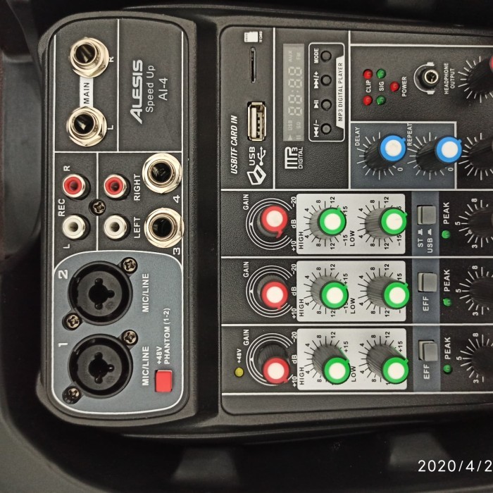 MIXER AUDIO ALESIS SPEED UP 4 (4 CHANNEL)