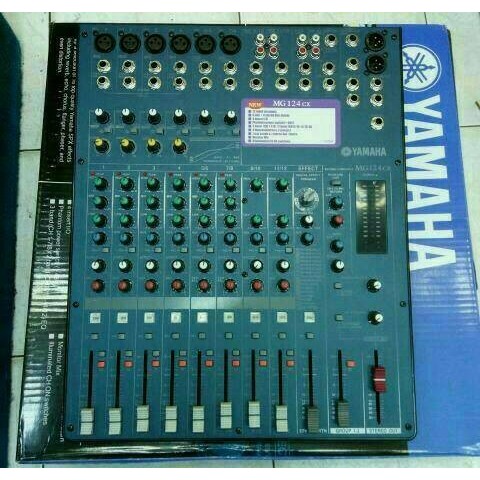 Mixer YAMAHA MG 124 CX audio mixer 12 Channell