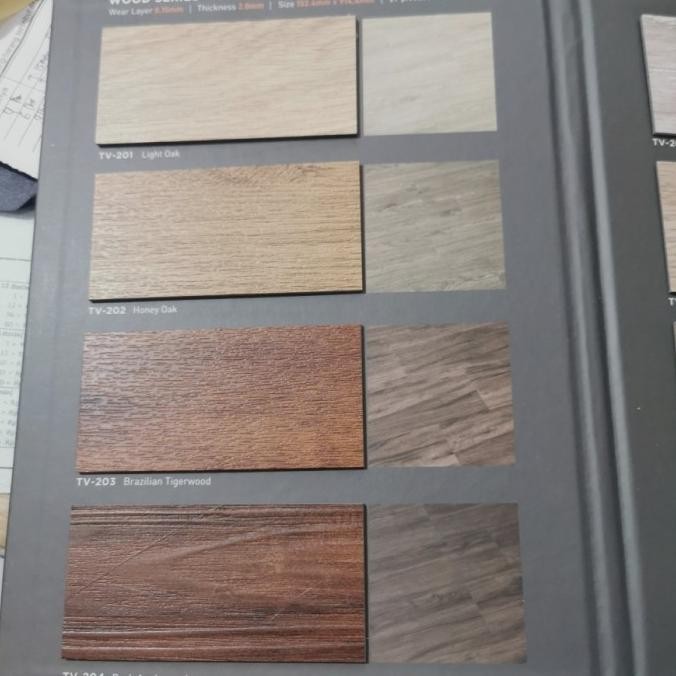 Vinyl Taco Flooring Vinil Lantai Taco 2Mm Lantai Karet Parket Parquete