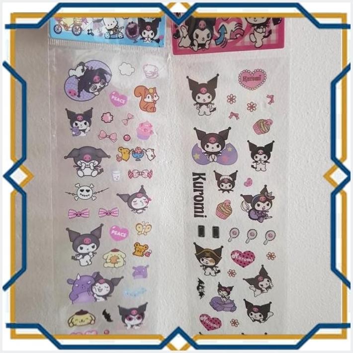 

[DOL] STICKER KUROMI SET LUCU SET ISI 2