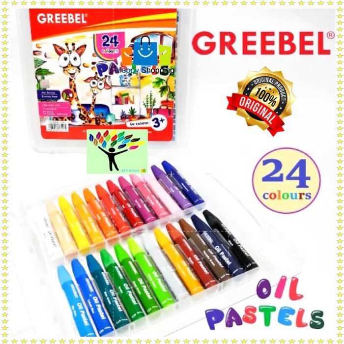 

Sale Crayon / Oil Pastel 24 Warna - Greebel