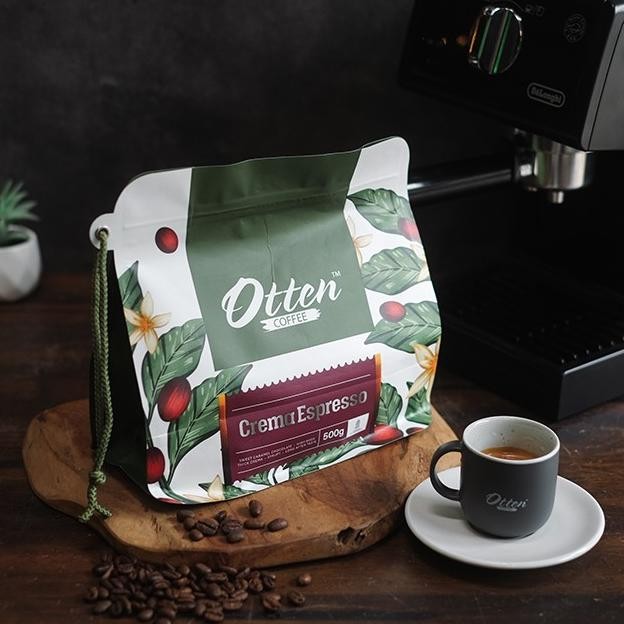

Crema Espresso - Kopi House Blend 500gr - Commercial Blend - Biji / Bubuk Kopi Otten Coffee