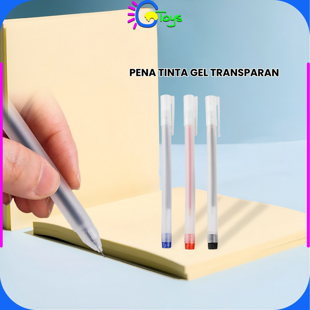 

HOT PROMO CR-A46 PENA GEL ALAT TULIS PULPEN 0.5MM MOTIF POLOS SIMPLE / PENA PERLENGKAPAN SEKOLAH