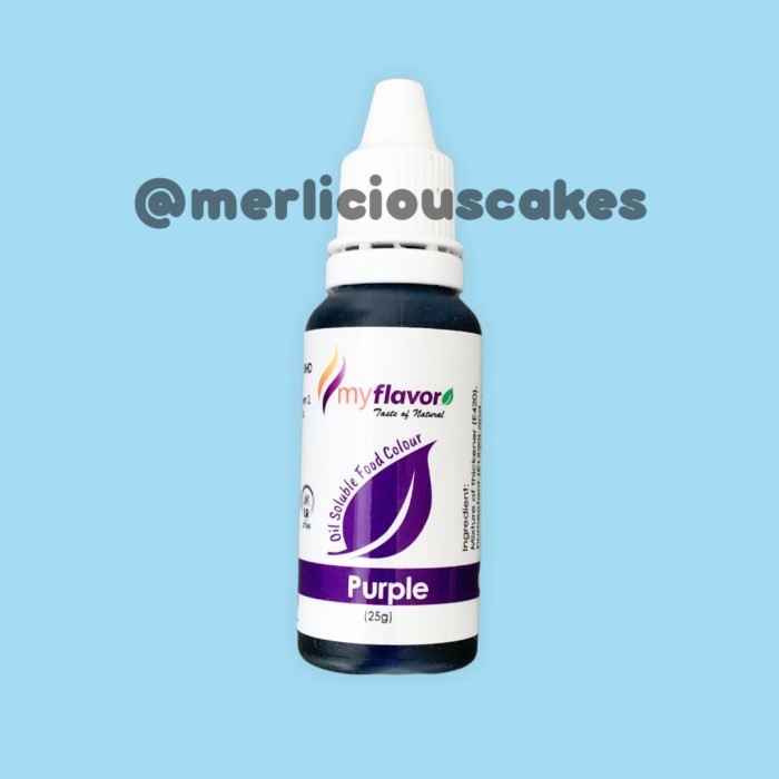 

Purple Oil My Flavor Food Colour Pewarna Makanan Buttercream