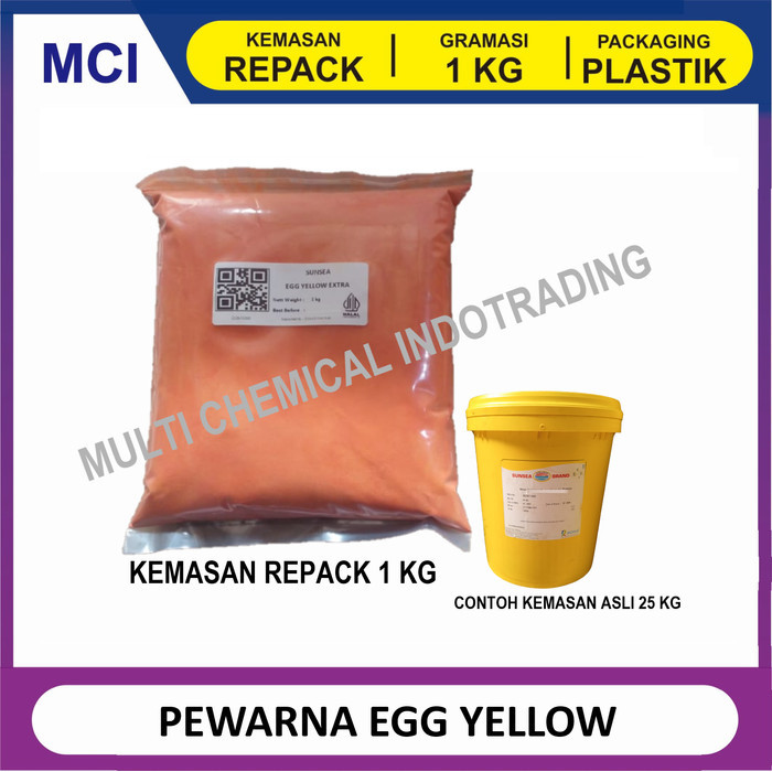 

PEWARNA MAKANAN FOOD GRADE EGG YELLOW / KUNING TELUR 1kg
