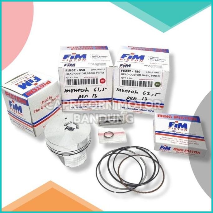 Piston Kit MENTAH CUSTOM BIG BESAR FIM32 PEN 13 FIM IZUMI MENTAHAN 14