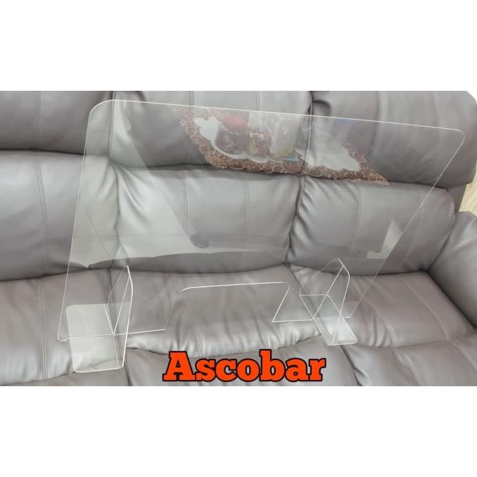 

Baru | Sekat Acrylic 3Mm 120 X Tinggi 80Cm Meja Partisi Teller Kasir Bisa Lem