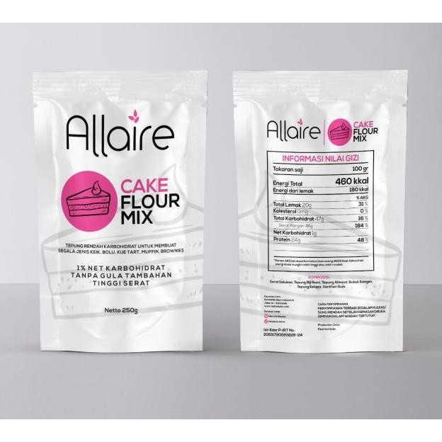

Allaire Cake Flour X 500 Gram Tepung Kue Keto Halal