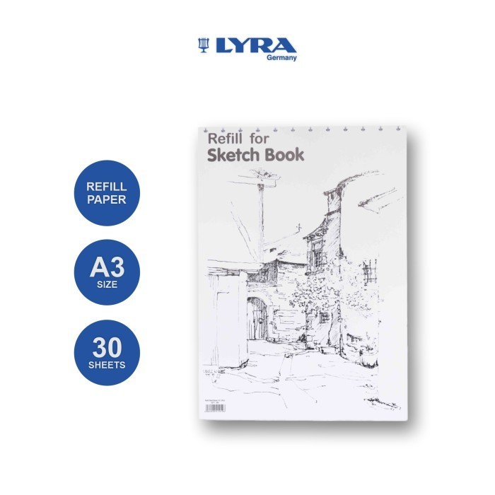 

Gramedia Cirebon - LYRA REFILL SKETCH BOOK A3