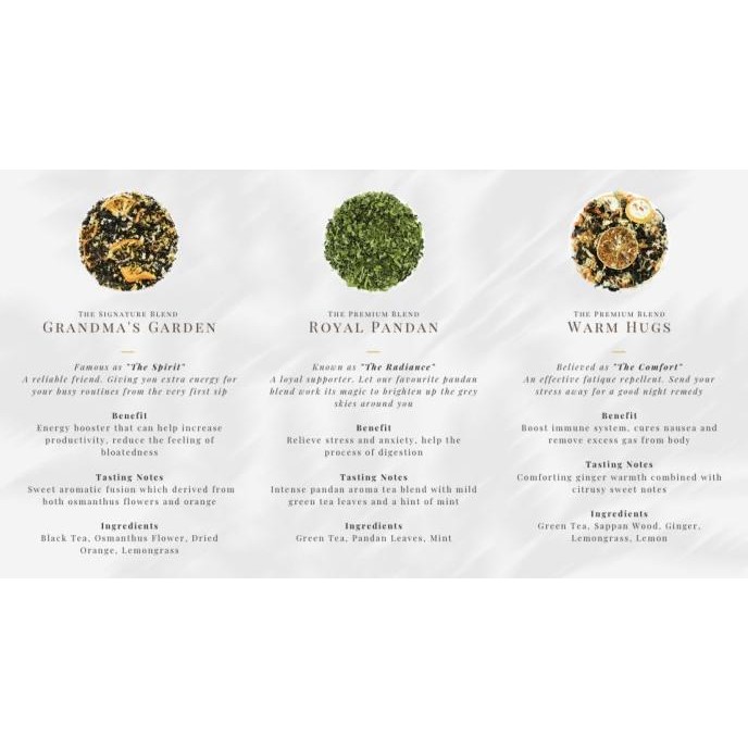 

READY STOCK AMATE - ALL DAY TEA SERIES, PREMIUM ARTISAN COTTON TEA BAG TEA BLEND !!!!!