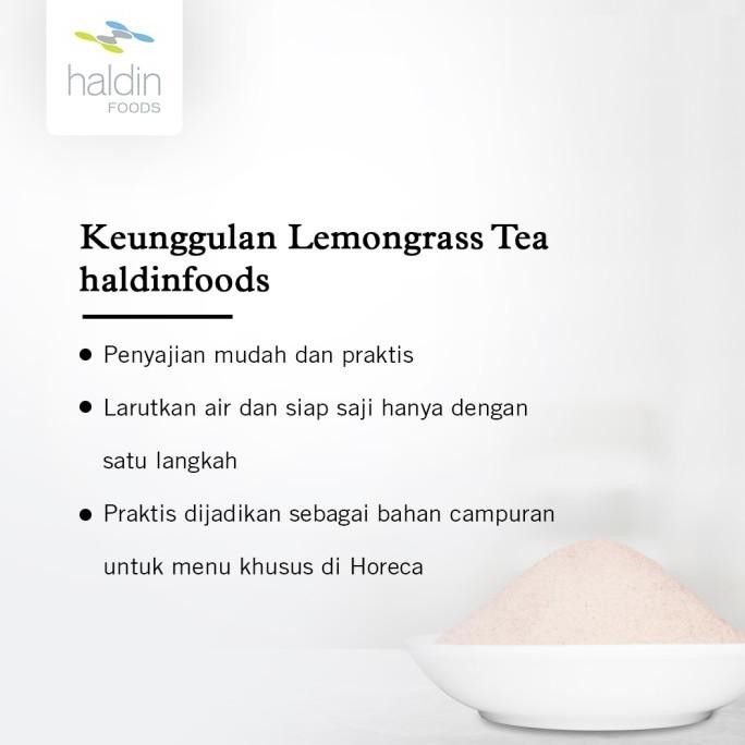 

NEW PRODUK HALDINFOODS BUBUK MINUMAN TEH SEREH LEMONGRASS TEA POWDER - 1 KG !!!!!